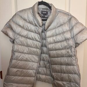 Martha Stewart Light Gray Puffer Jacket – Size XL, New Without Tags